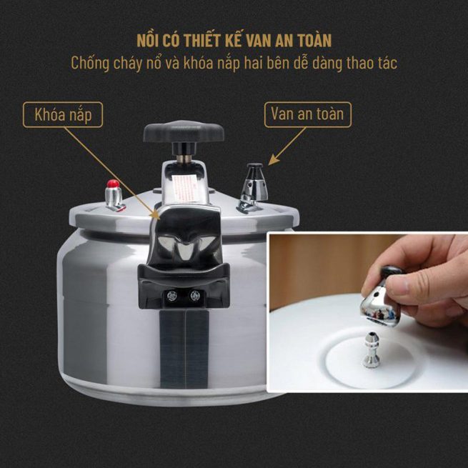 Nồi Áp Suất Nagakawa NAG1451 Cao Cấp Chính Hãng Giá Rẻ